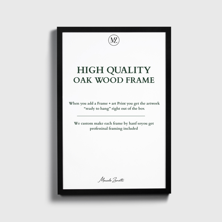 Black Wood Gallery Frame