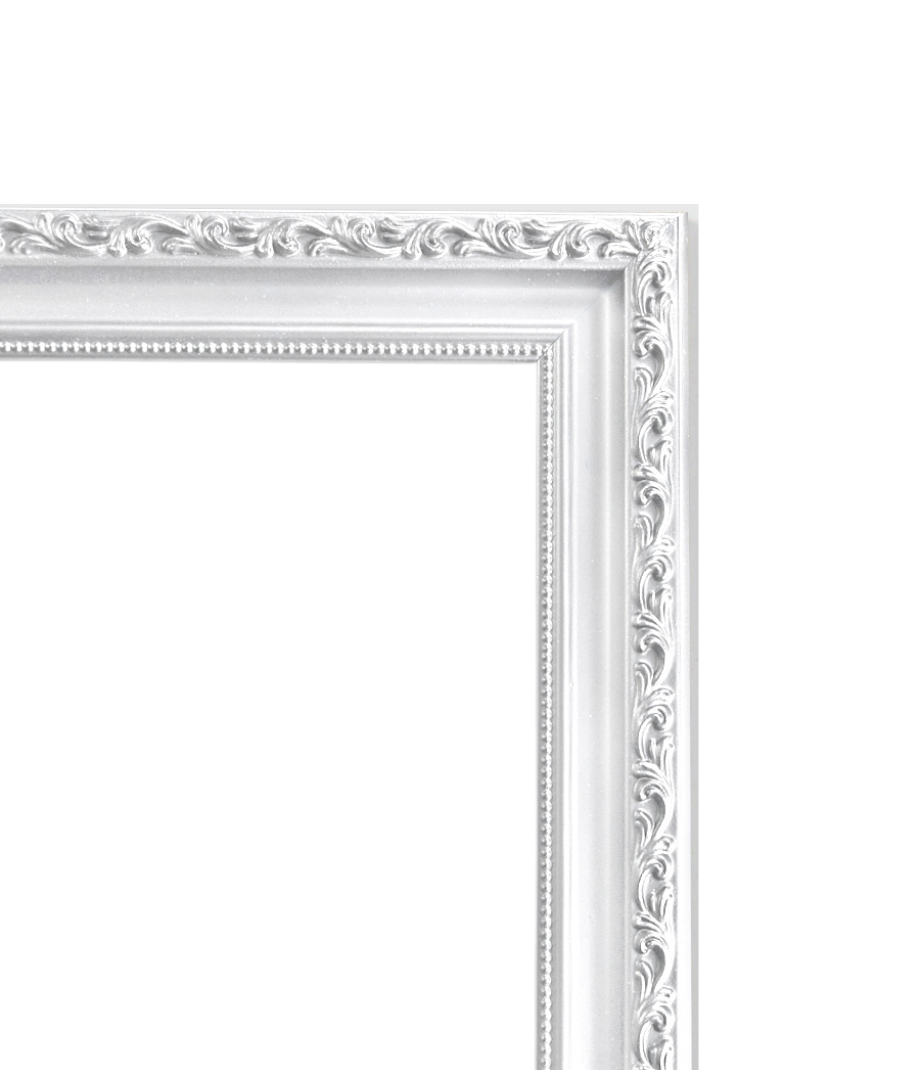 Italian Wood | White Vintage Frame